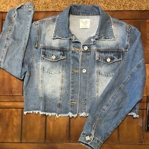 Cropped Jean Jacket